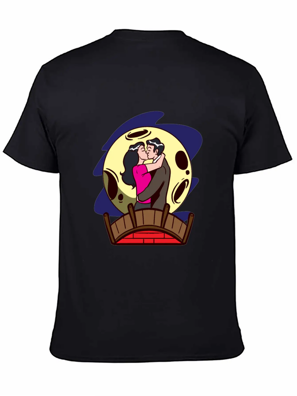 Love Moonlight Lovers Breathable Soft Cotton T-Shirt – Timeless Casual Look