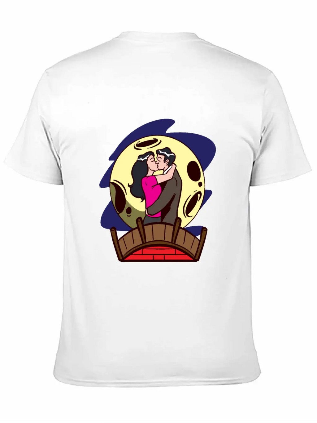 Love Moonlight Lovers Breathable Soft Cotton T-Shirt – Timeless Casual Look