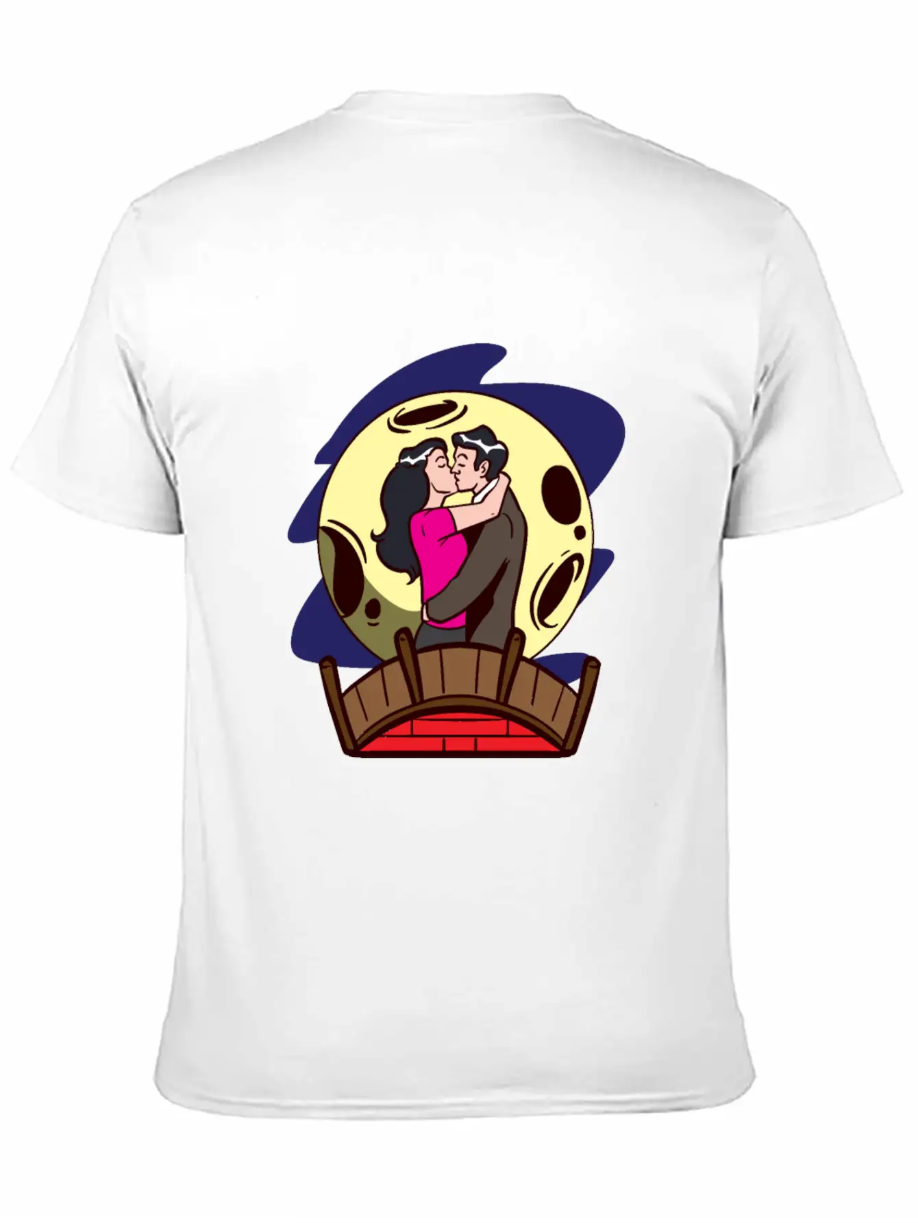 Love Moonlight Lovers Breathable Soft Cotton T-Shirt – Timeless Casual Look