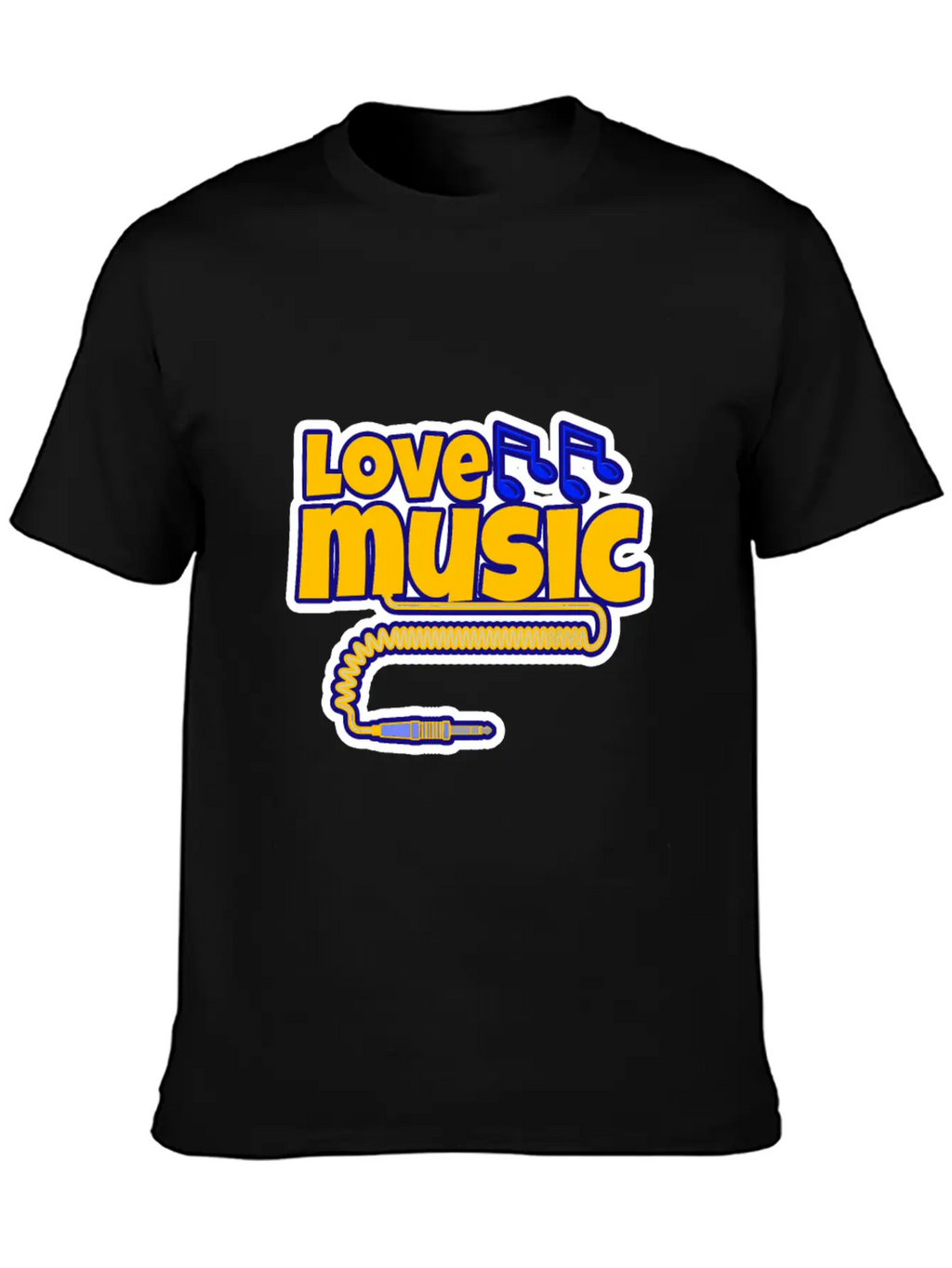 Love Music Unisex Casual T-Shirt – Clean Design For Daily Comfort