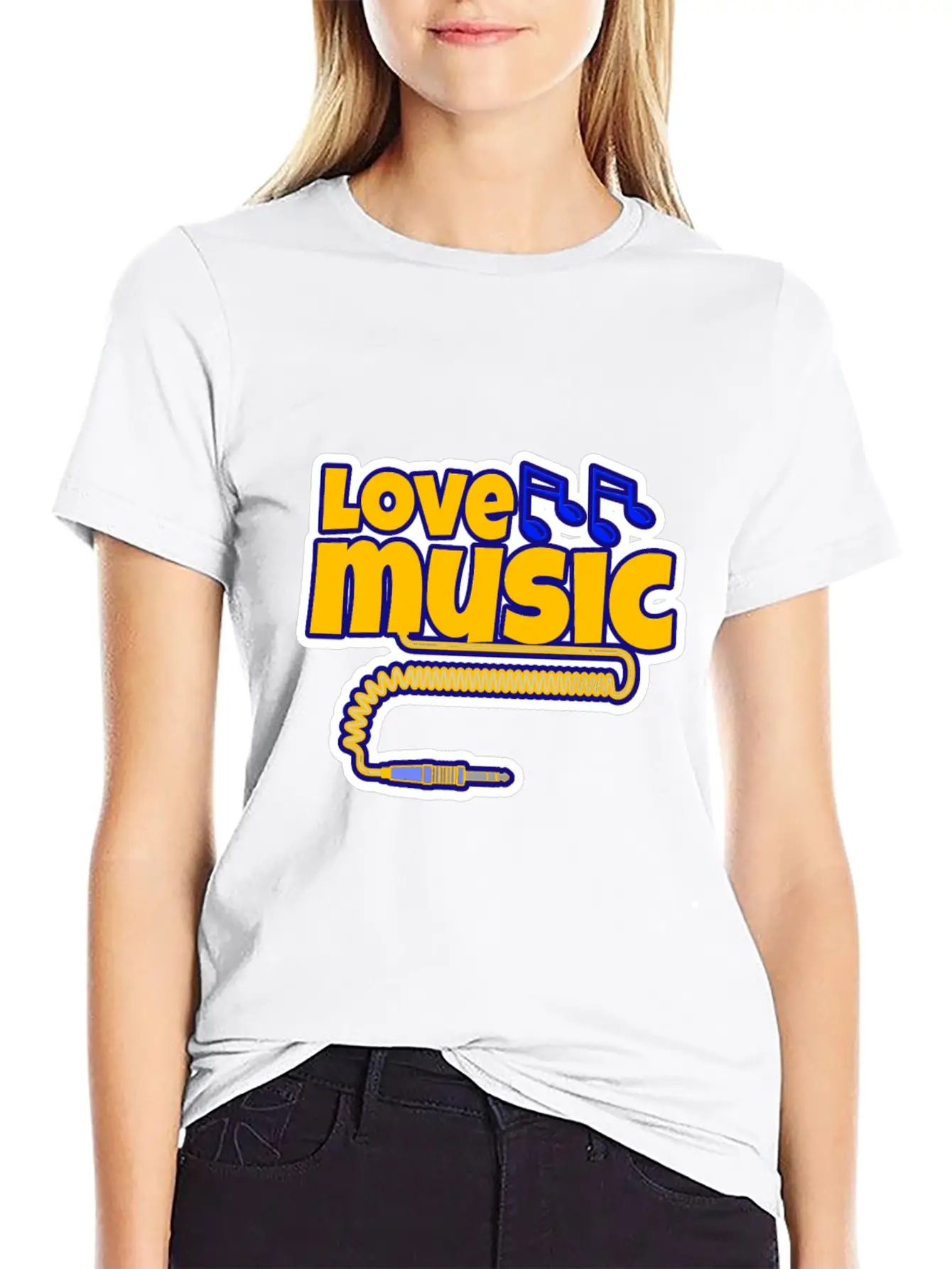Love Music Unisex Casual T-Shirt – Clean Design For Daily Comfort