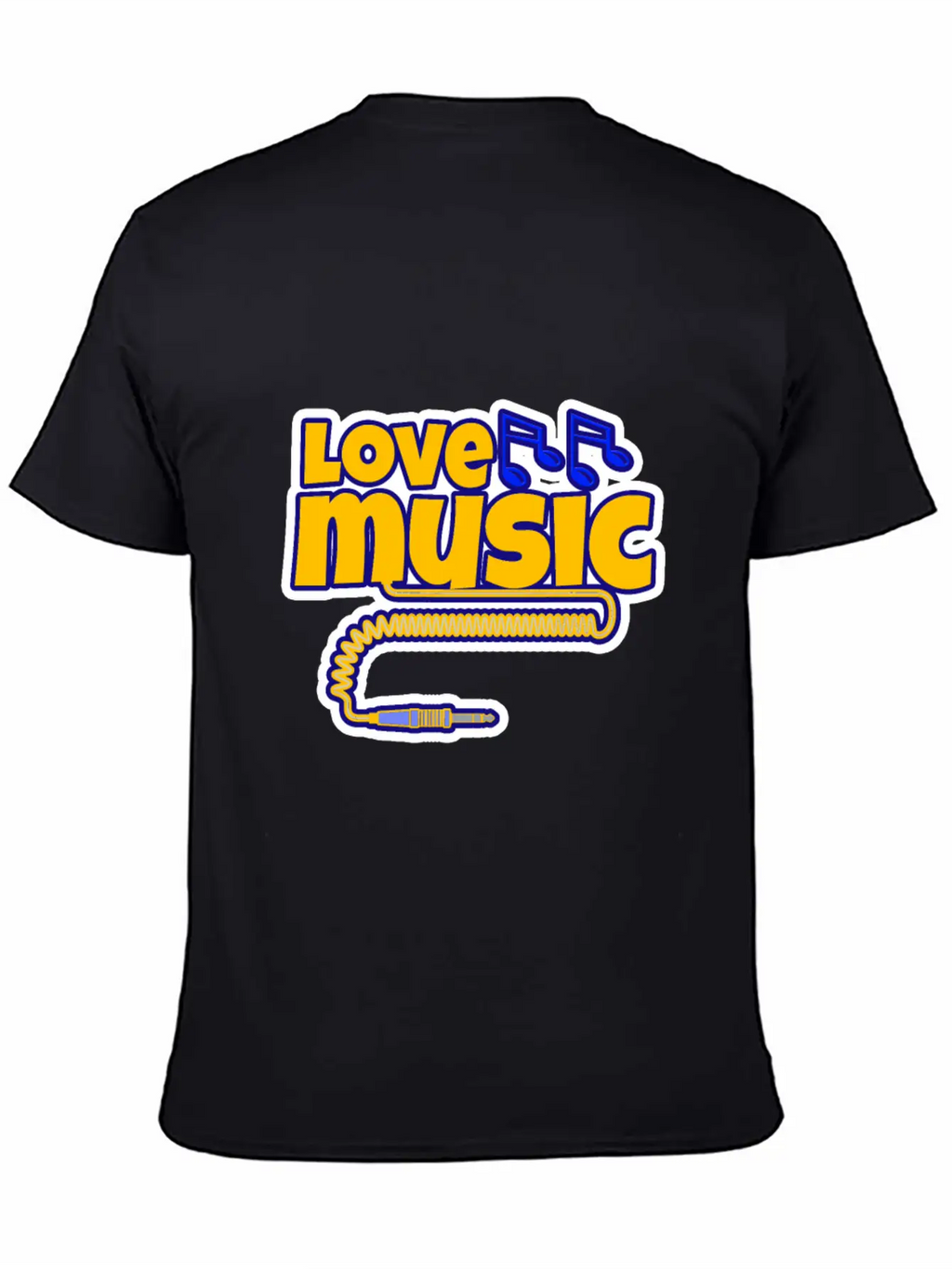 Love Music Unisex Casual T-Shirt – Clean Design For Daily Comfort