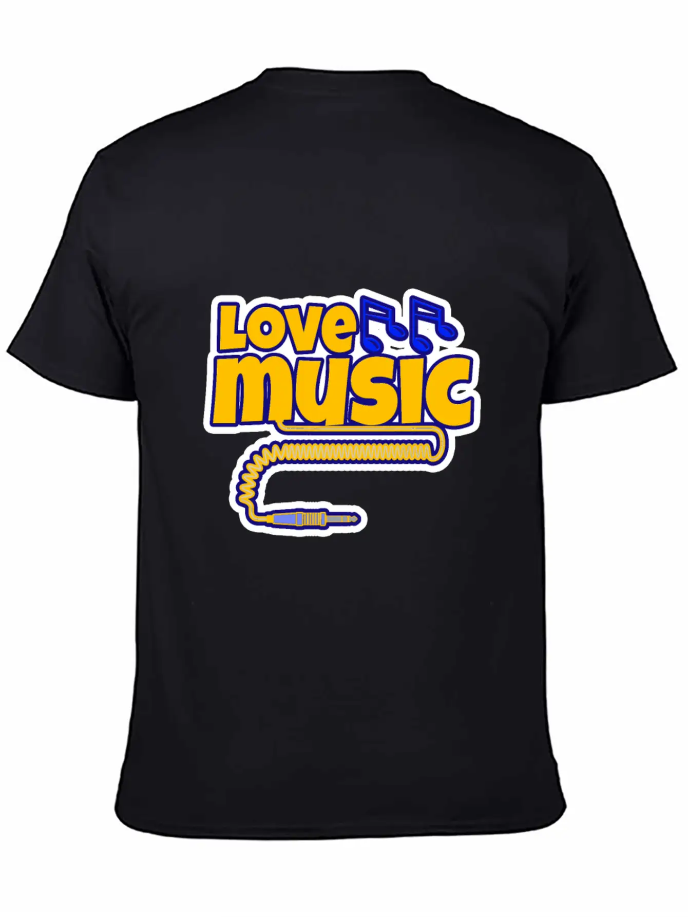 Love Music Unisex Casual T-Shirt – Clean Design For Daily Comfort