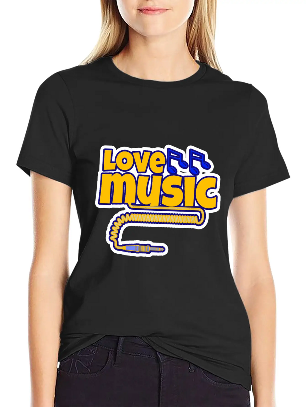 Love Music Unisex Casual T-Shirt – Clean Design For Daily Comfort