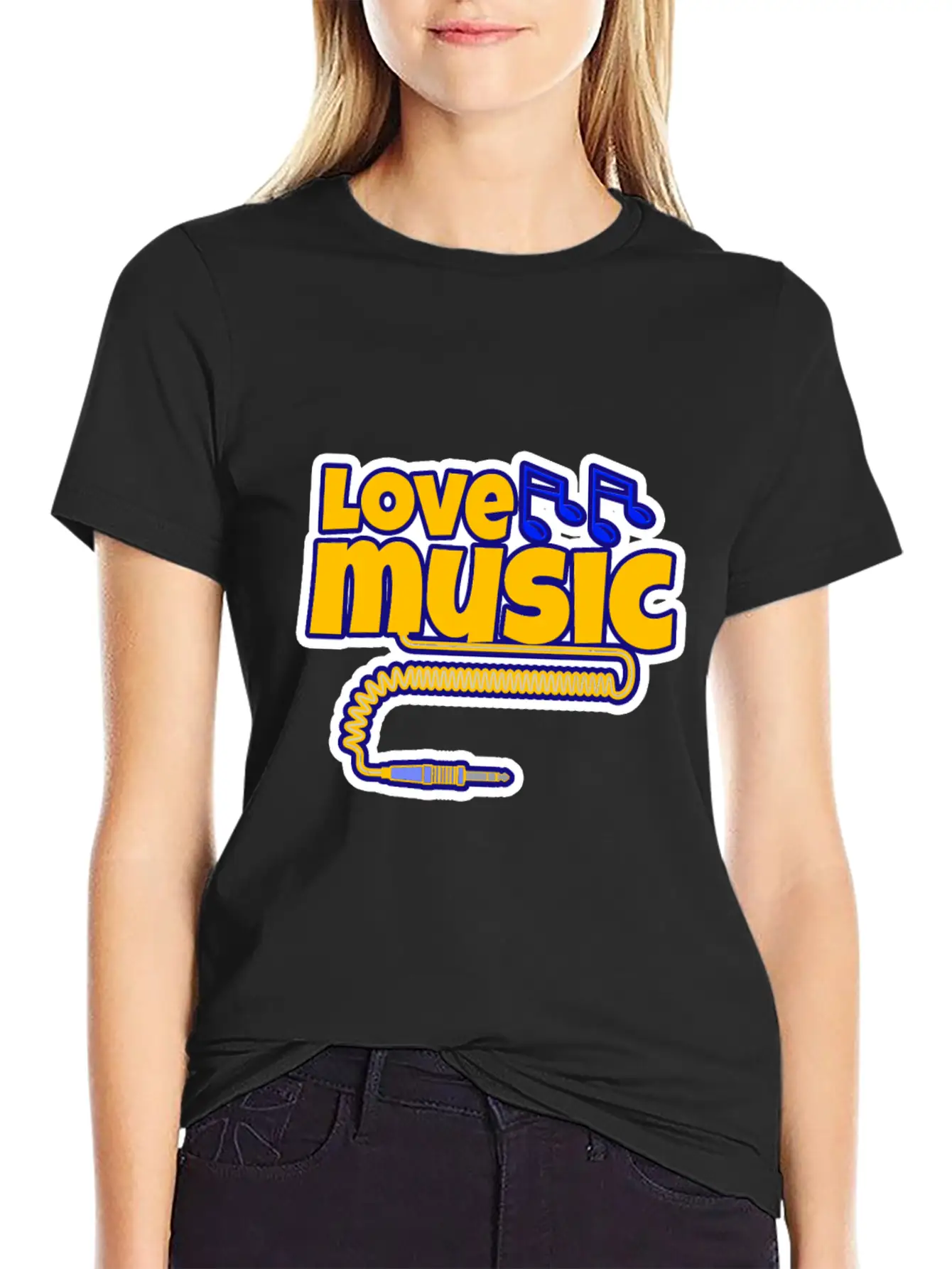Love Music Unisex Casual T-Shirt – Clean Design For Daily Comfort