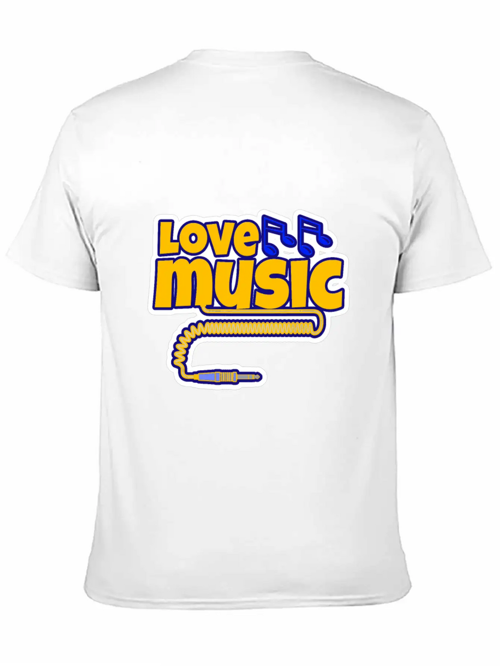 Love Music Unisex Casual T-Shirt – Clean Design For Daily Comfort
