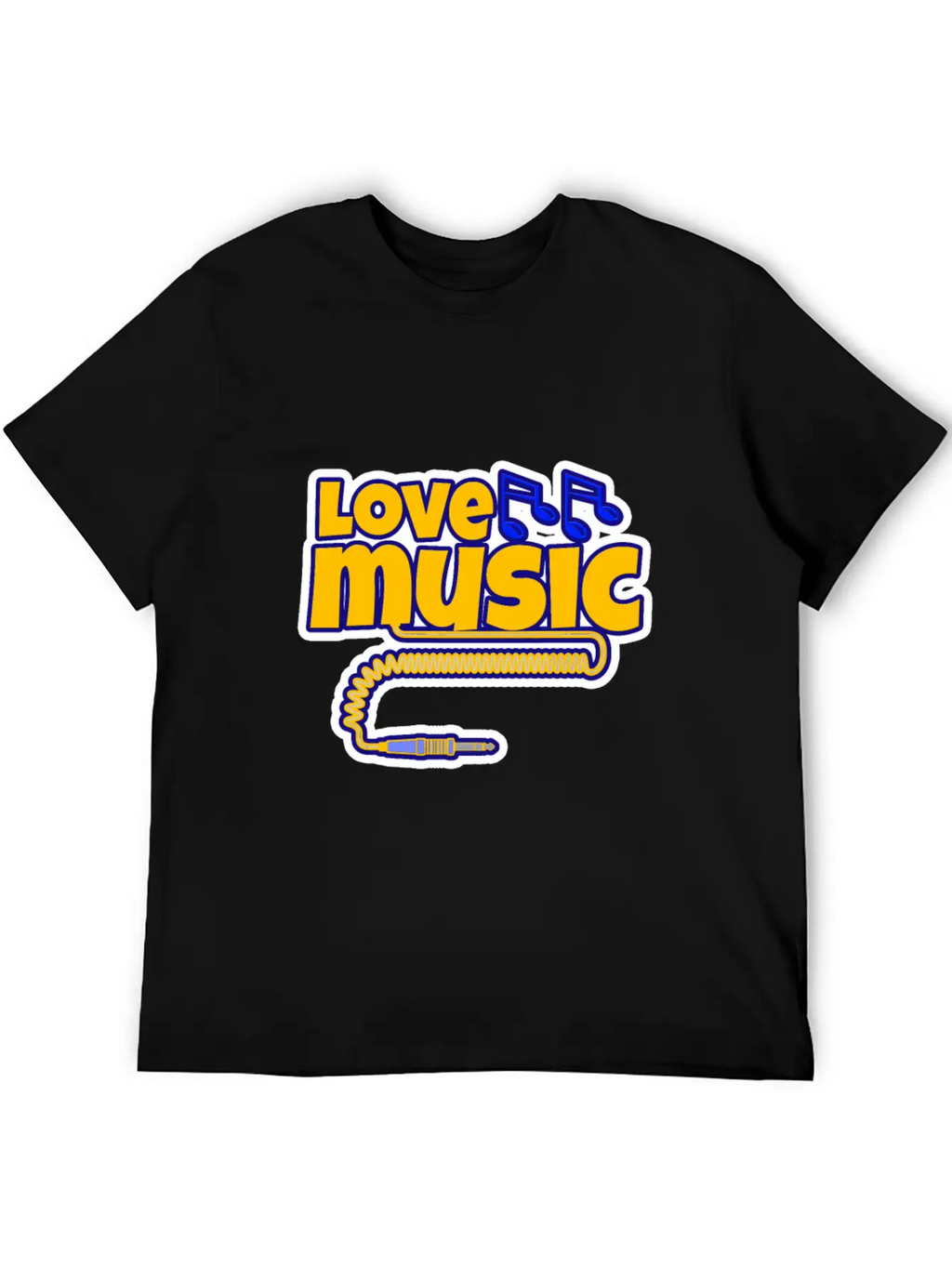 Love Music Unisex Casual T-Shirt – Clean Design For Daily Comfort