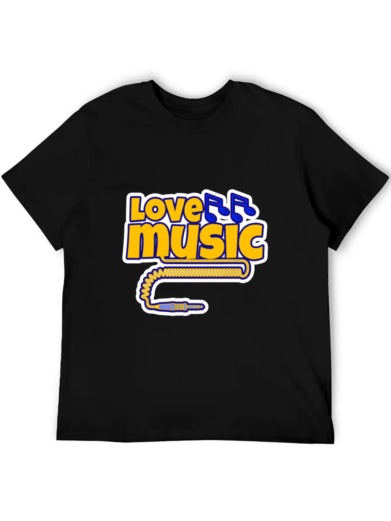 Love Music Unisex Casual T-Shirt – Clean Design For Daily Comfort