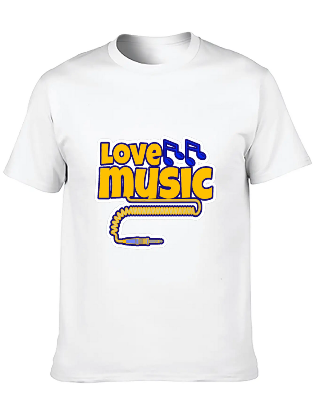 Love Music Unisex Casual T-Shirt – Clean Design For Daily Comfort
