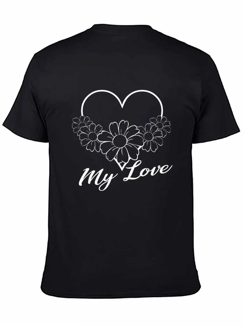 Love - My Love Unisex Casual T-Shirt – Clean Design For Daily Comfort
