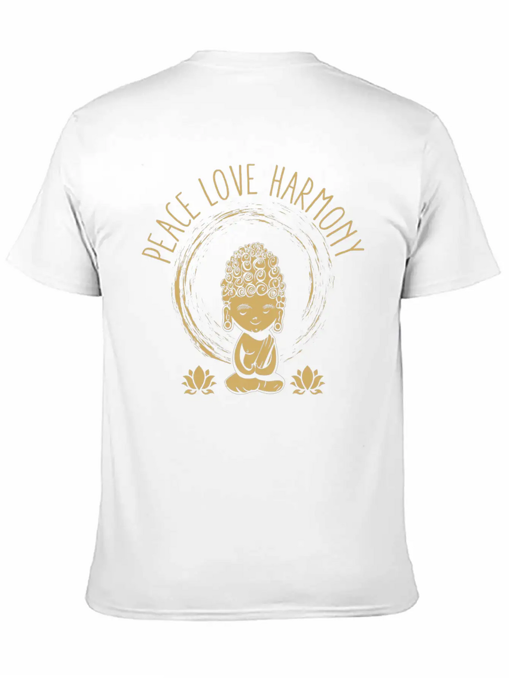Love Peace Harmony Buddha Gift Idea Unisex Casual T-Shirt – Clean Design For Daily Comfort