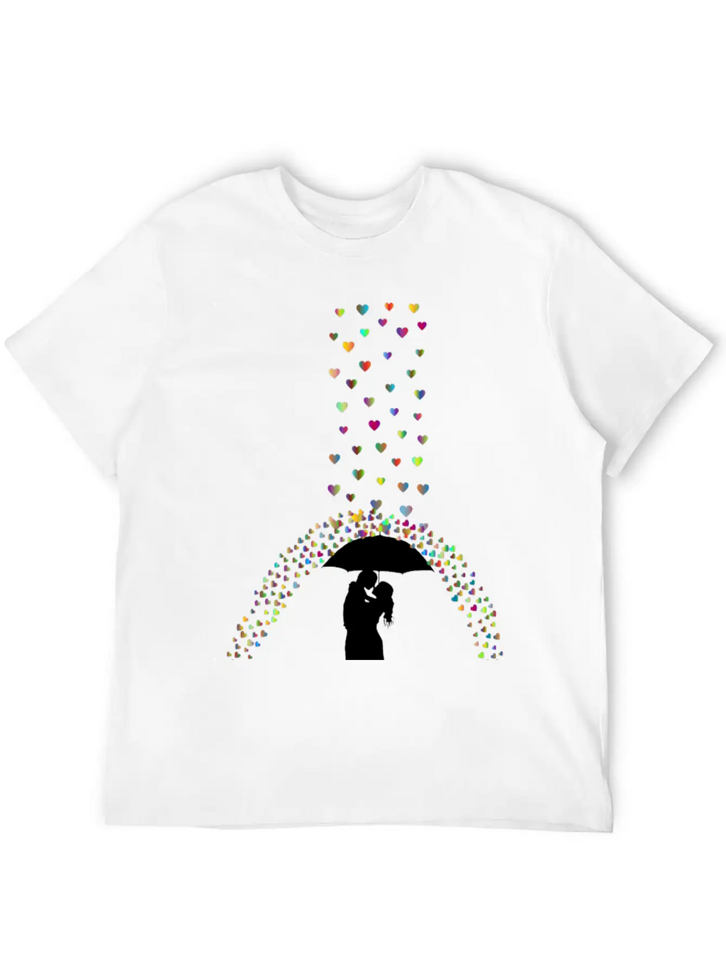 Love Rain Polyprismatic Breathable Soft Cotton T-Shirt – Timeless Casual Look