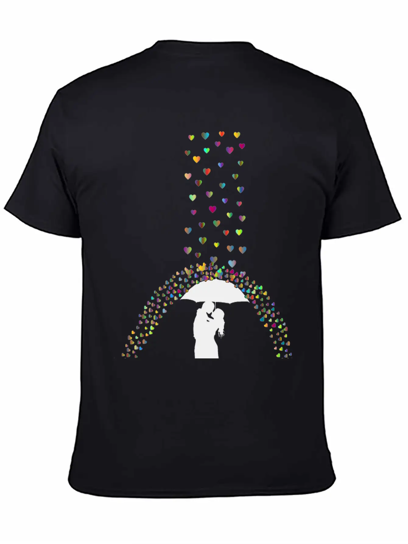 Love Rain Polyprismatic Breathable Soft Cotton T-Shirt – Timeless Casual Look