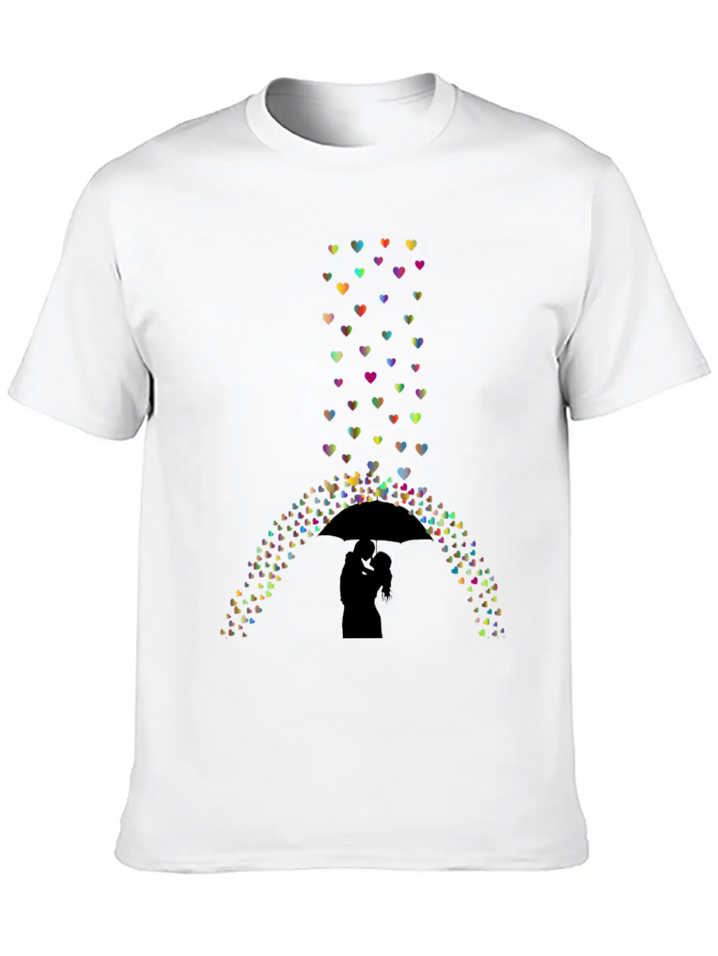 Love Rain Polyprismatic Breathable Soft Cotton T-Shirt – Timeless Casual Look