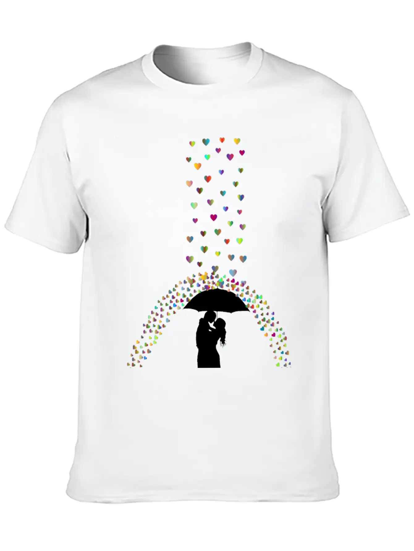 Love Rain Polyprismatic Breathable Soft Cotton T-Shirt – Timeless Casual Look