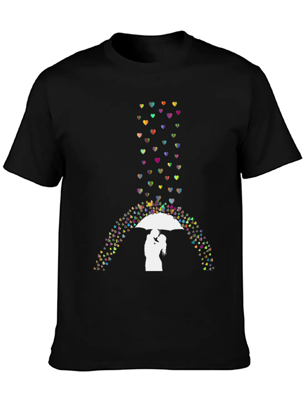 Love Rain Polyprismatic Breathable Soft Cotton T-Shirt – Timeless Casual Look