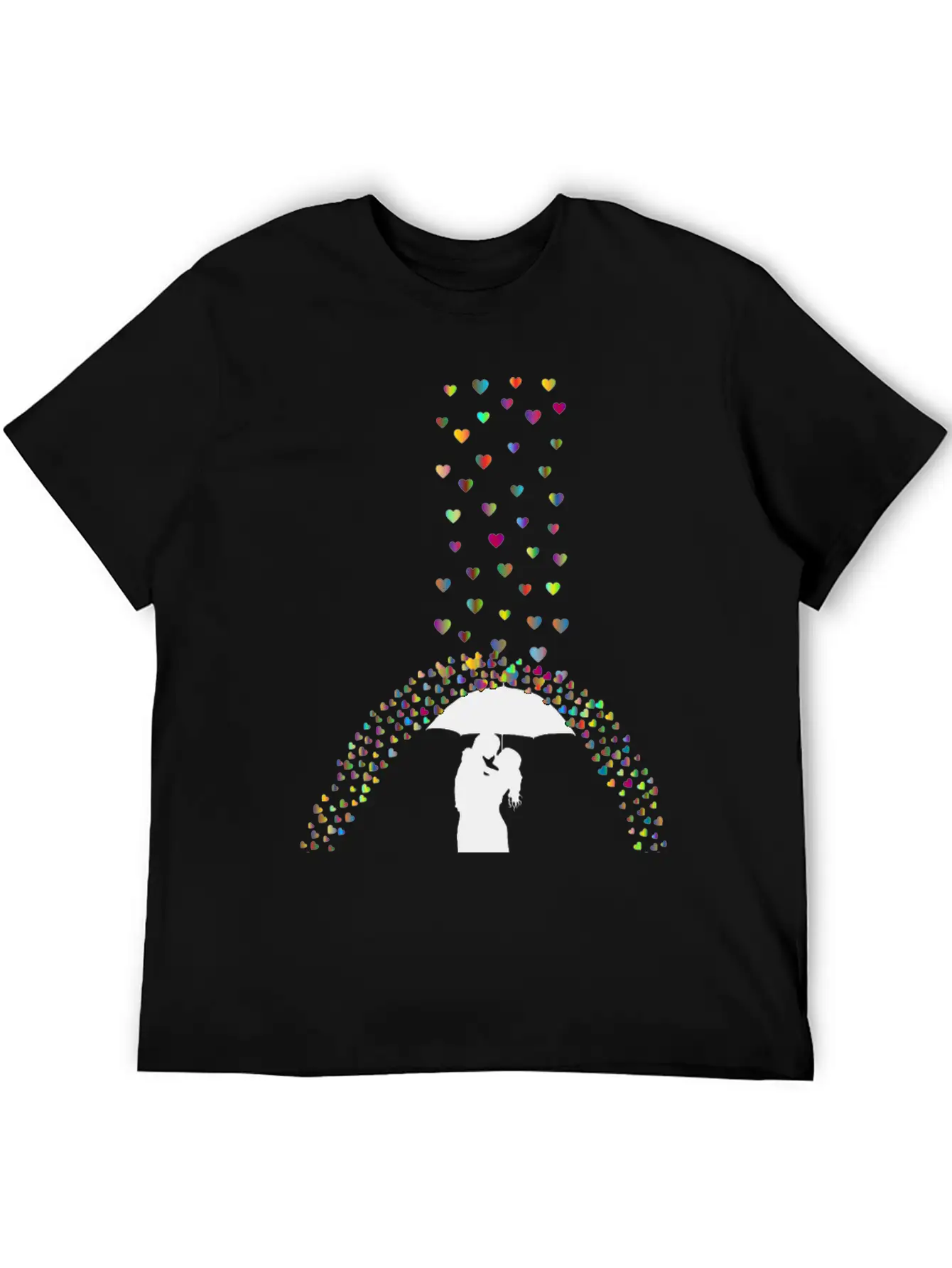 Love Rain Polyprismatic Breathable Soft Cotton T-Shirt – Timeless Casual Look