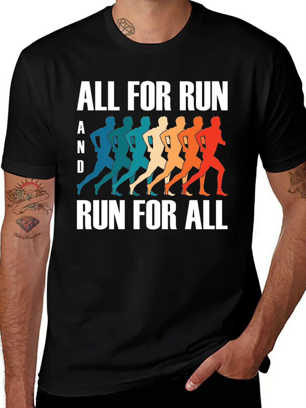 Love Running Quote - Motivational Running Classic Fit Graphic Tee For Daily Comfort – Unisex Cotton Shirt