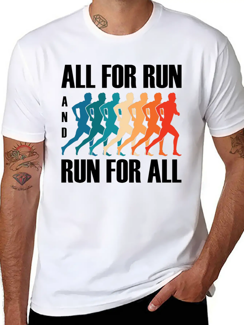 Love Running Quote - Motivational Running Classic Fit Graphic Tee For Daily Comfort – Unisex Cotton Shirt