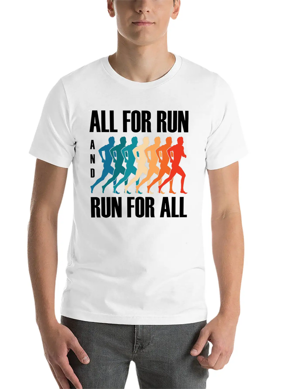 Love Running Quote - Motivational Running Classic Fit Graphic Tee For Daily Comfort – Unisex Cotton Shirt