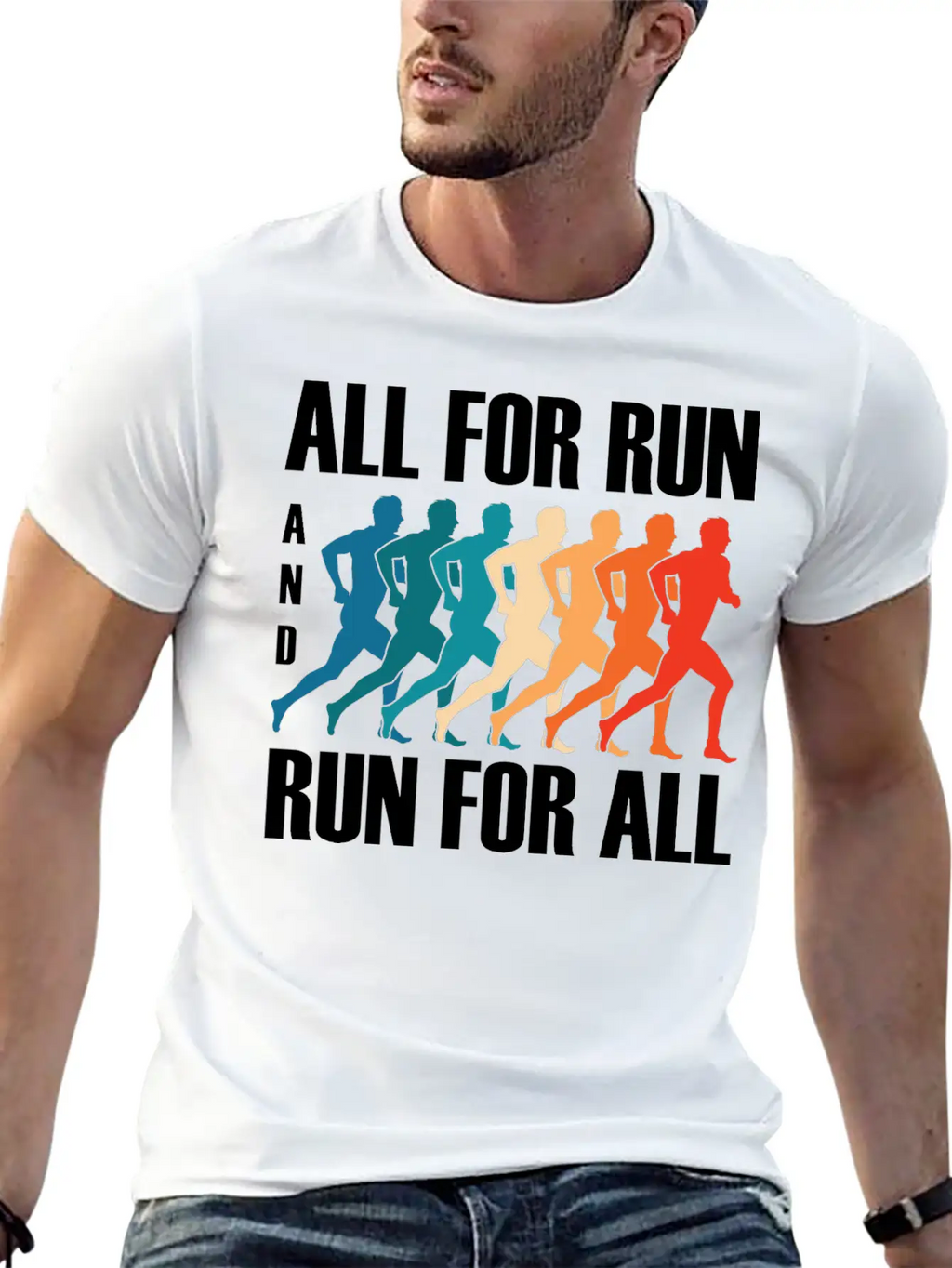 Love Running Quote - Motivational Running Classic Fit Graphic Tee For Daily Comfort – Unisex Cotton Shirt