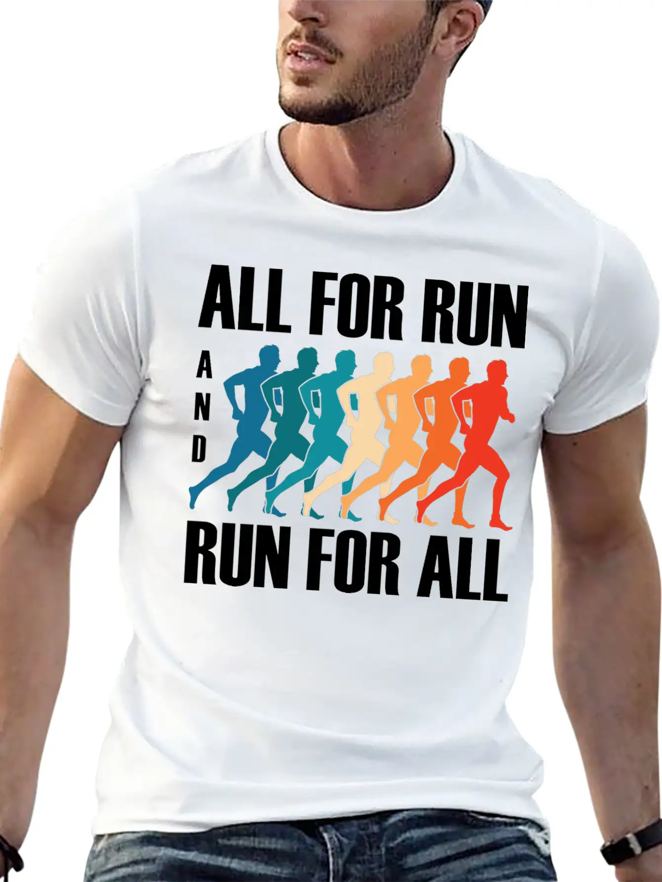 Love Running Quote - Motivational Running Classic Fit Graphic Tee For Daily Comfort – Unisex Cotton Shirt