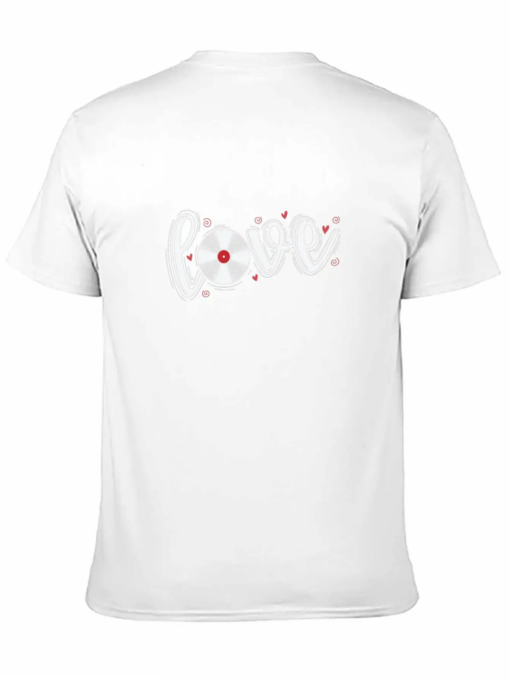Love Vinyl Record Music Sound Carrier Unisex Casual T-Shirt – Clean Design For Daily Comfort