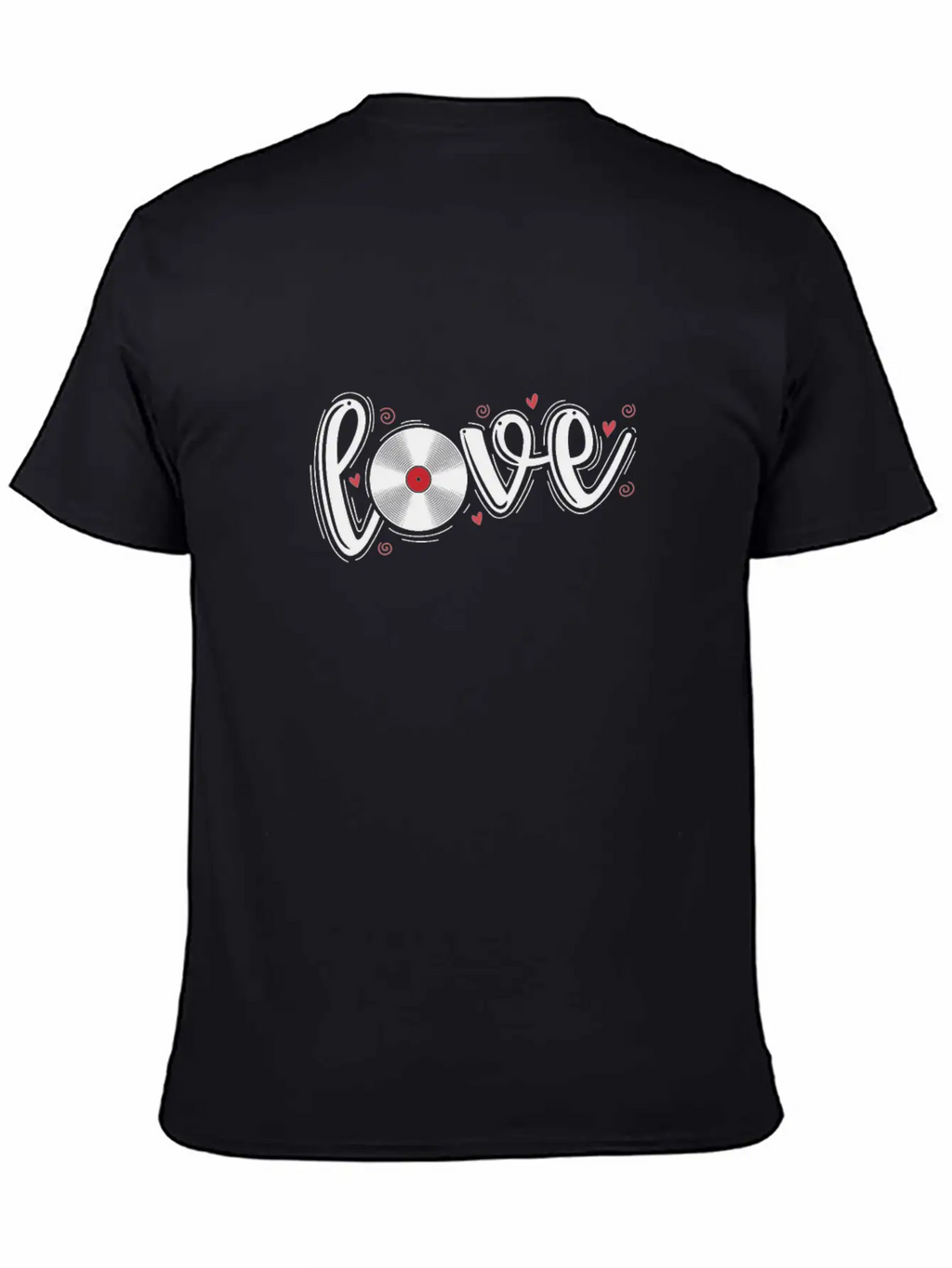 Love Vinyl Record Music Sound Carrier Unisex Casual T-Shirt – Clean Design For Daily Comfort