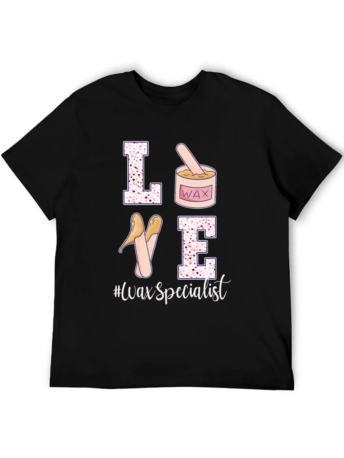 Love Wax Specialist Valentine's Day Unisex Casual T-Shirt – Clean Design For Daily Comfort