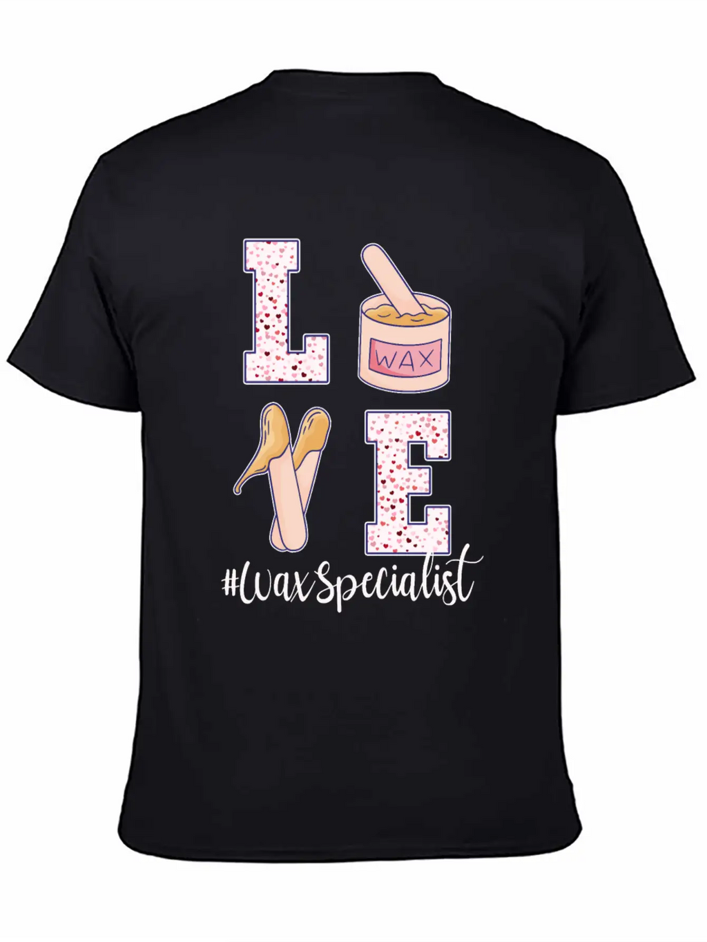 Love Wax Specialist Valentine's Day Unisex Casual T-Shirt – Clean Design For Daily Comfort