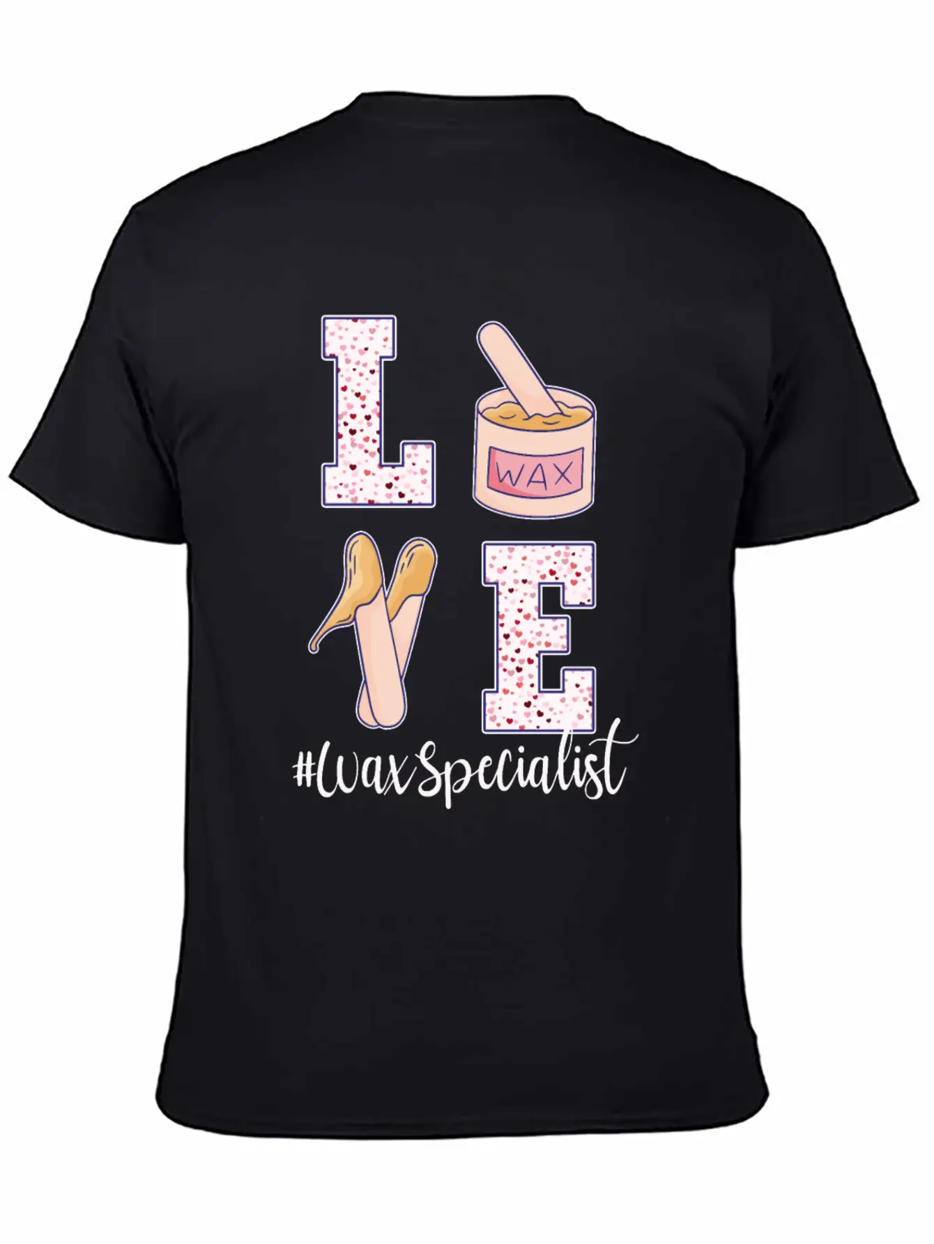 Love Wax Specialist Valentine's Day Unisex Casual T-Shirt – Clean Design For Daily Comfort