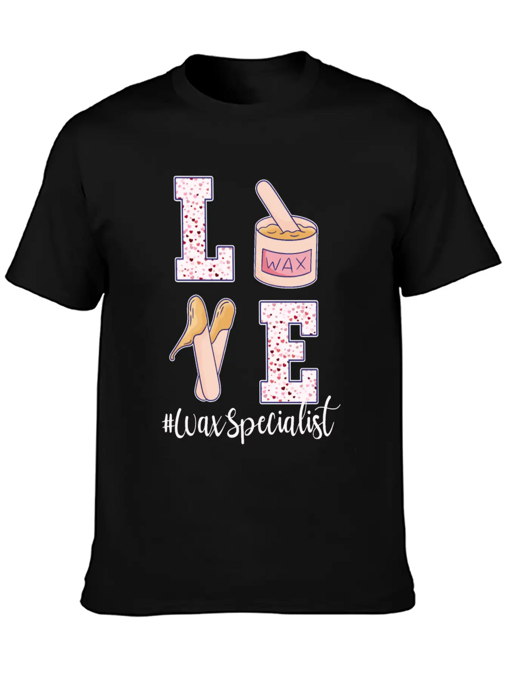 Love Wax Specialist Valentine's Day Unisex Casual T-Shirt – Clean Design For Daily Comfort
