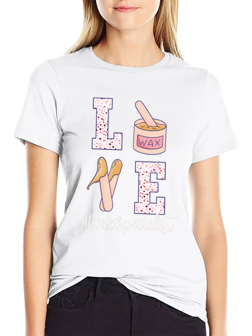 Love Wax Specialist Valentine's Day Unisex Casual T-Shirt – Clean Design For Daily Comfort