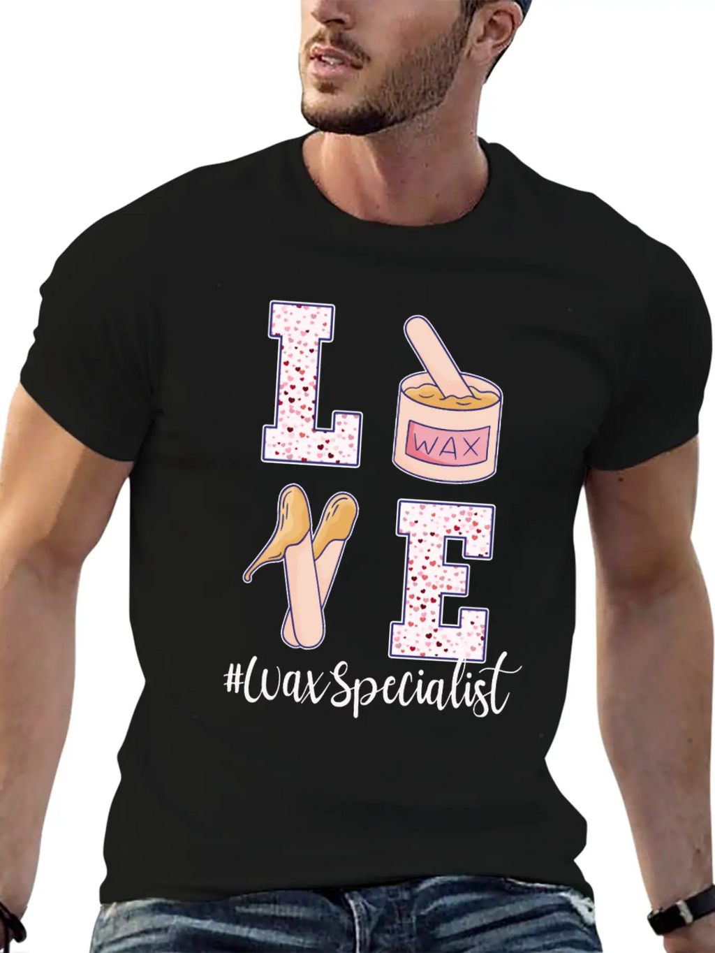 Love Wax Specialist Valentine's Day Unisex Casual T-Shirt – Clean Design For Daily Comfort