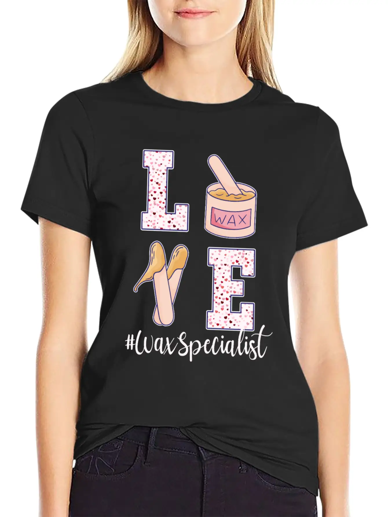 Love Wax Specialist Valentine's Day Unisex Casual T-Shirt – Clean Design For Daily Comfort