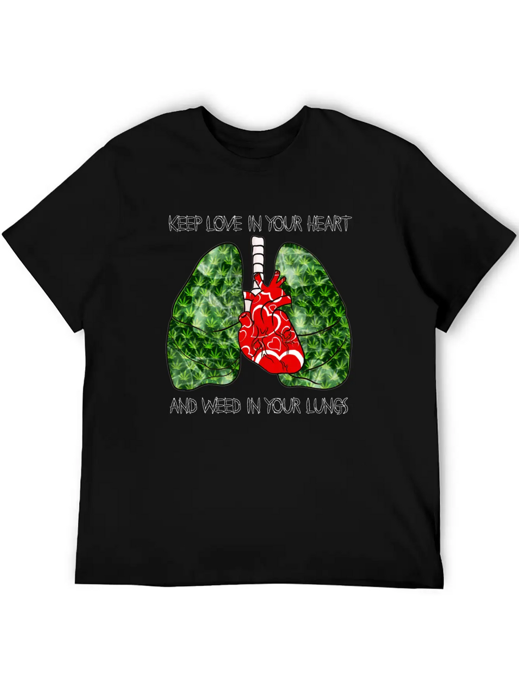 Love Weed Stylish Everyday T-Shirt – Unisex Basic Cotton Tee