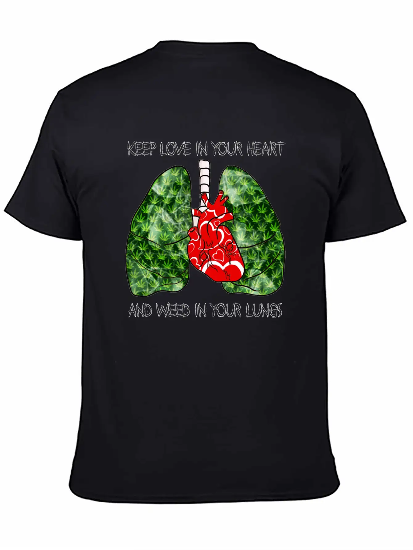 Love Weed Stylish Everyday T-Shirt – Unisex Basic Cotton Tee