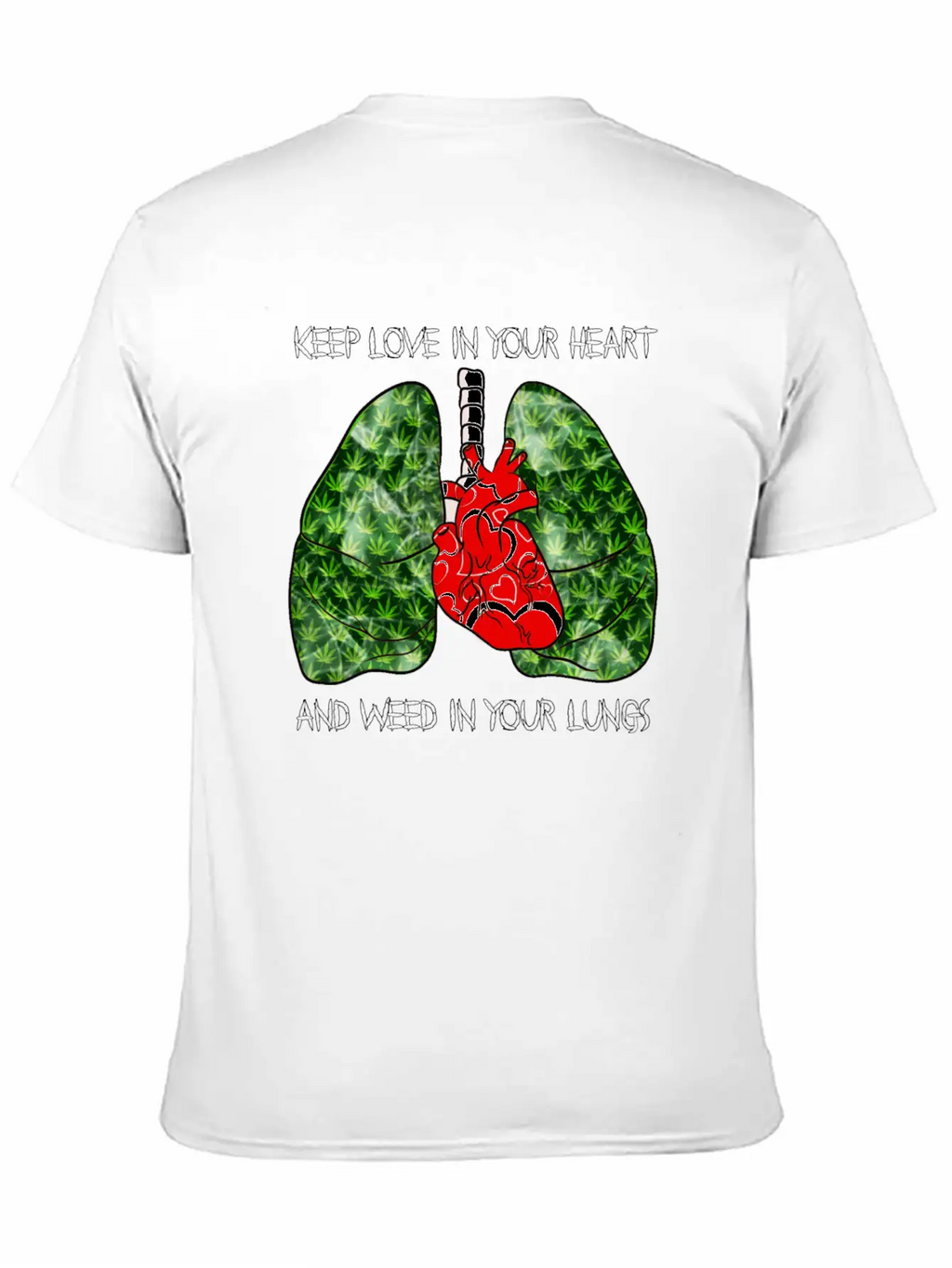 Love Weed Stylish Everyday T-Shirt – Unisex Basic Cotton Tee