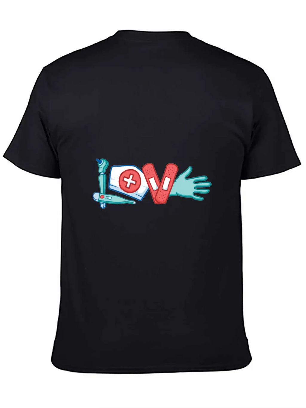 LOVE Written With Medical Supply Doctor And Nurse Breathable Graphic T-Shirt – Perfect For Casual Days