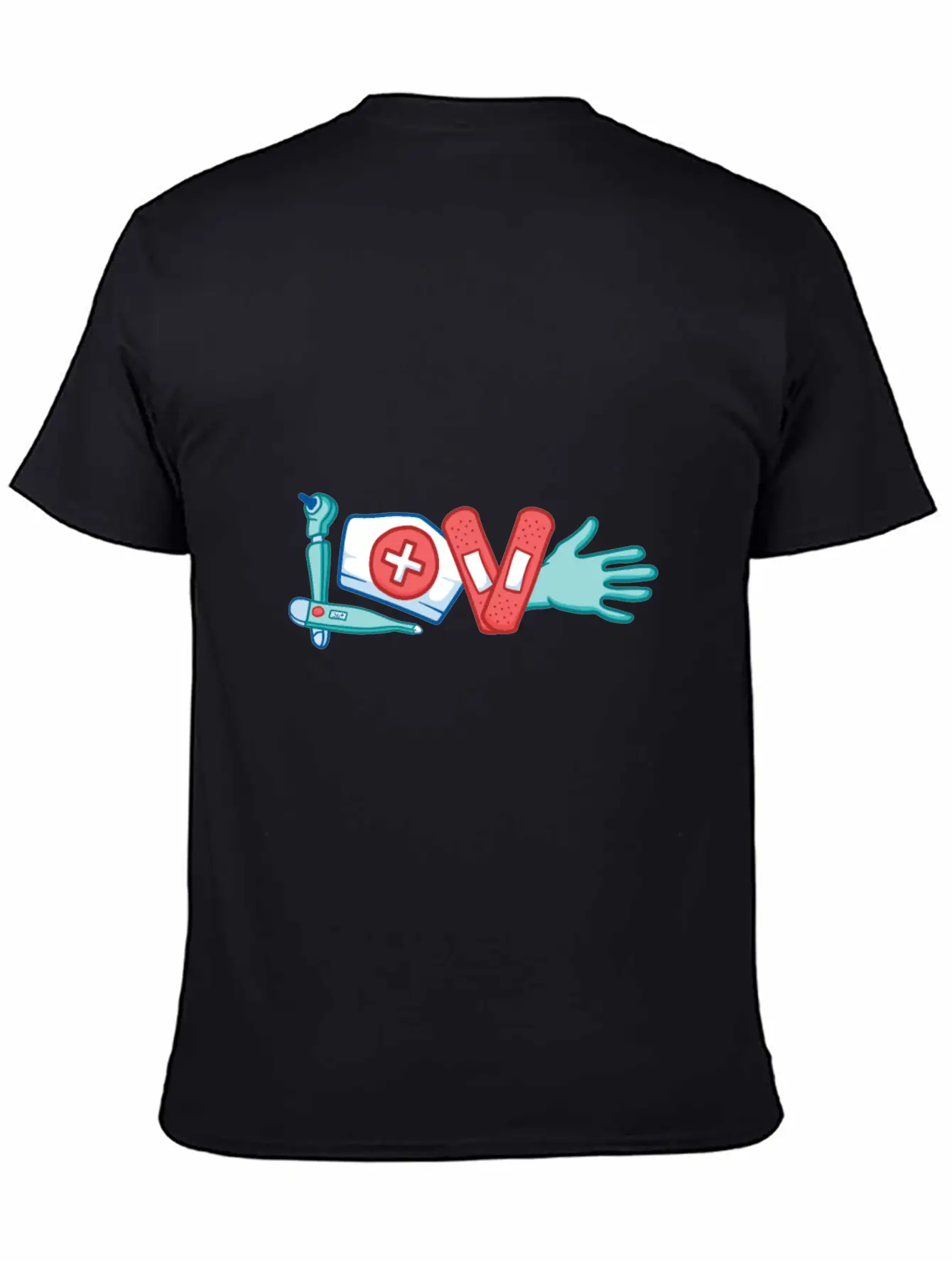 LOVE Written With Medical Supply Doctor And Nurse Breathable Graphic T-Shirt – Perfect For Casual Days
