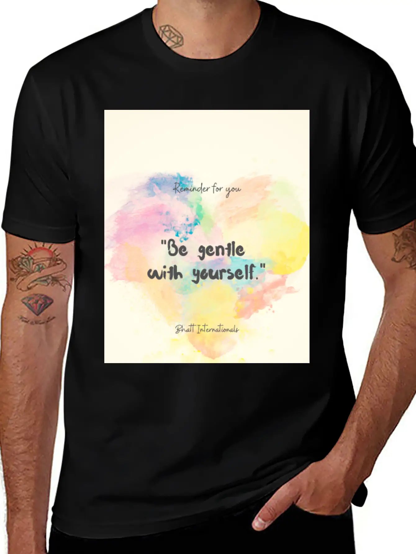 Love Your Self Design Unisex Casual T-Shirt – Clean Design For Daily Comfort