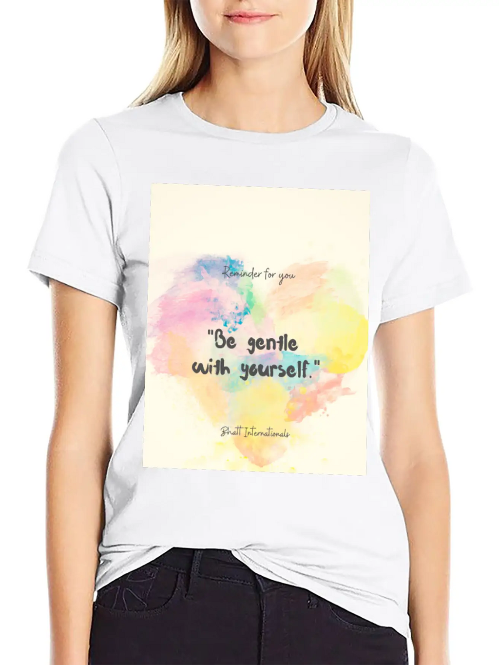 Love Your Self Design Unisex Casual T-Shirt – Clean Design For Daily Comfort