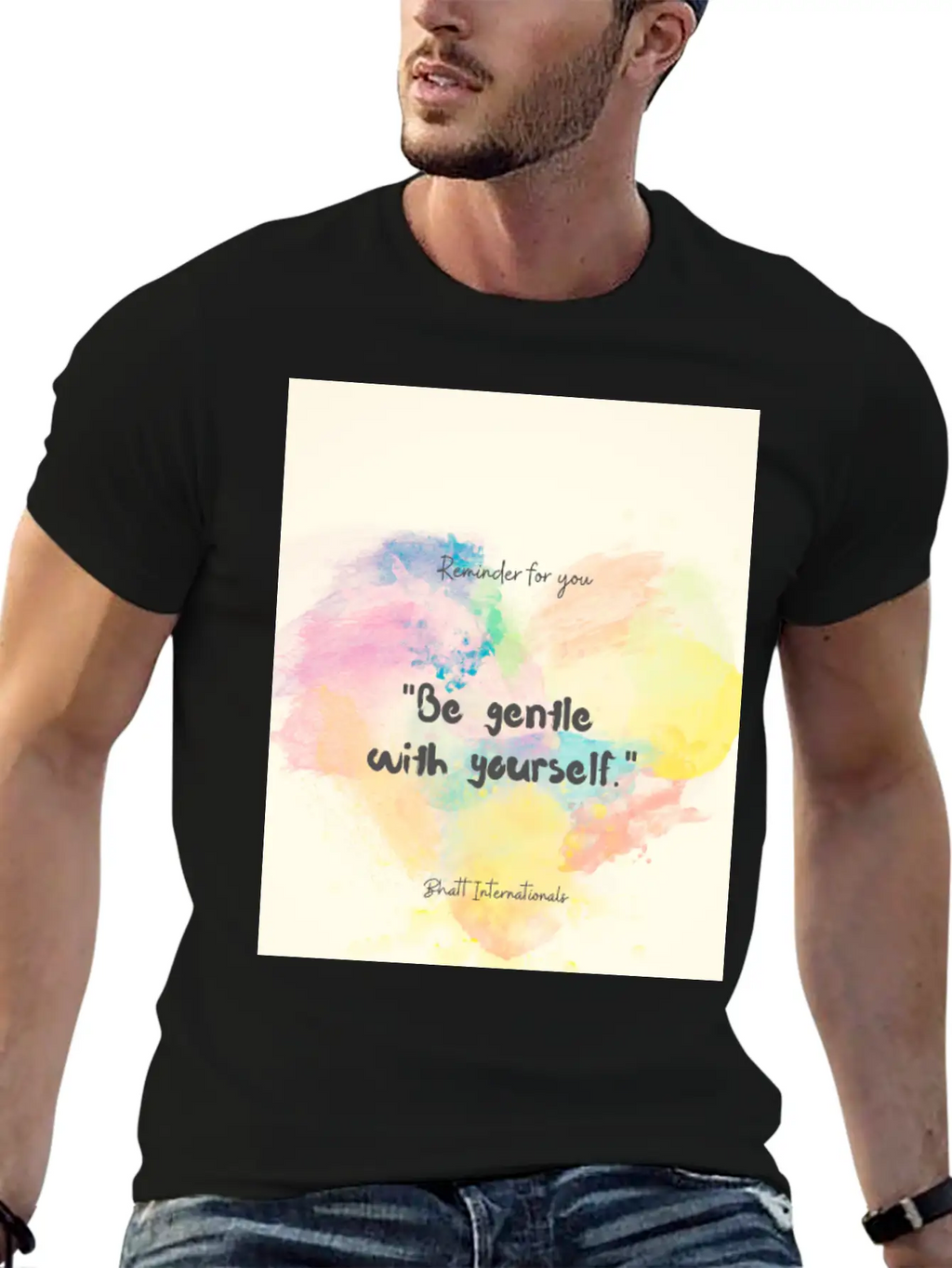 Love Your Self Design Unisex Casual T-Shirt – Clean Design For Daily Comfort