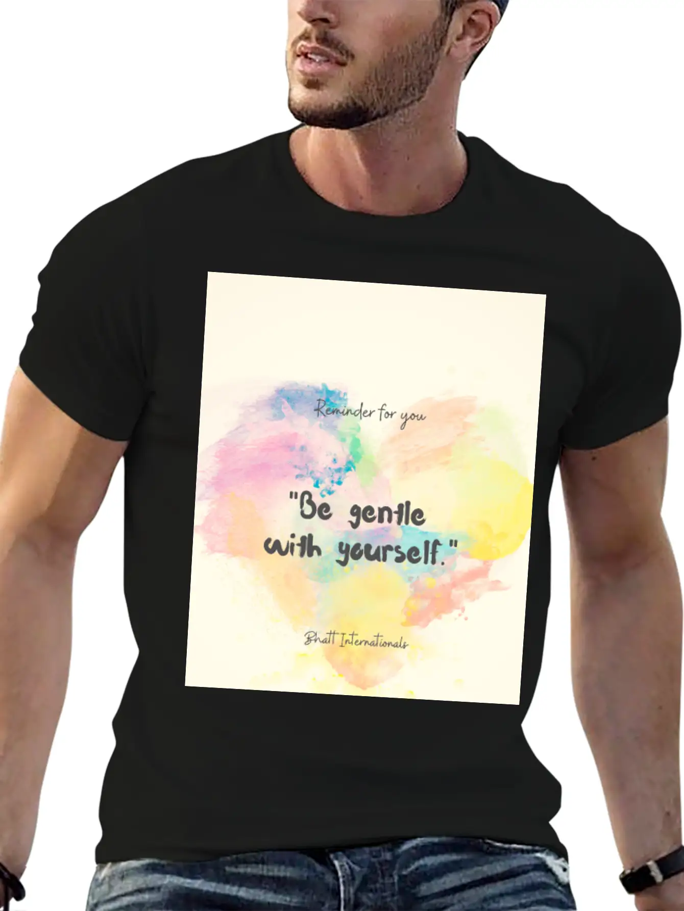 Love Your Self Design Unisex Casual T-Shirt – Clean Design For Daily Comfort