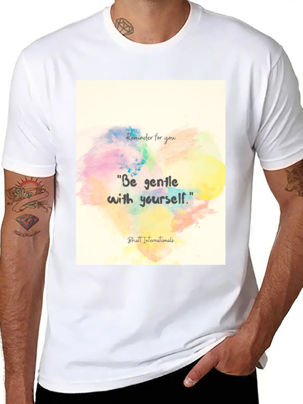 Love Your Self Design Unisex Casual T-Shirt – Clean Design For Daily Comfort