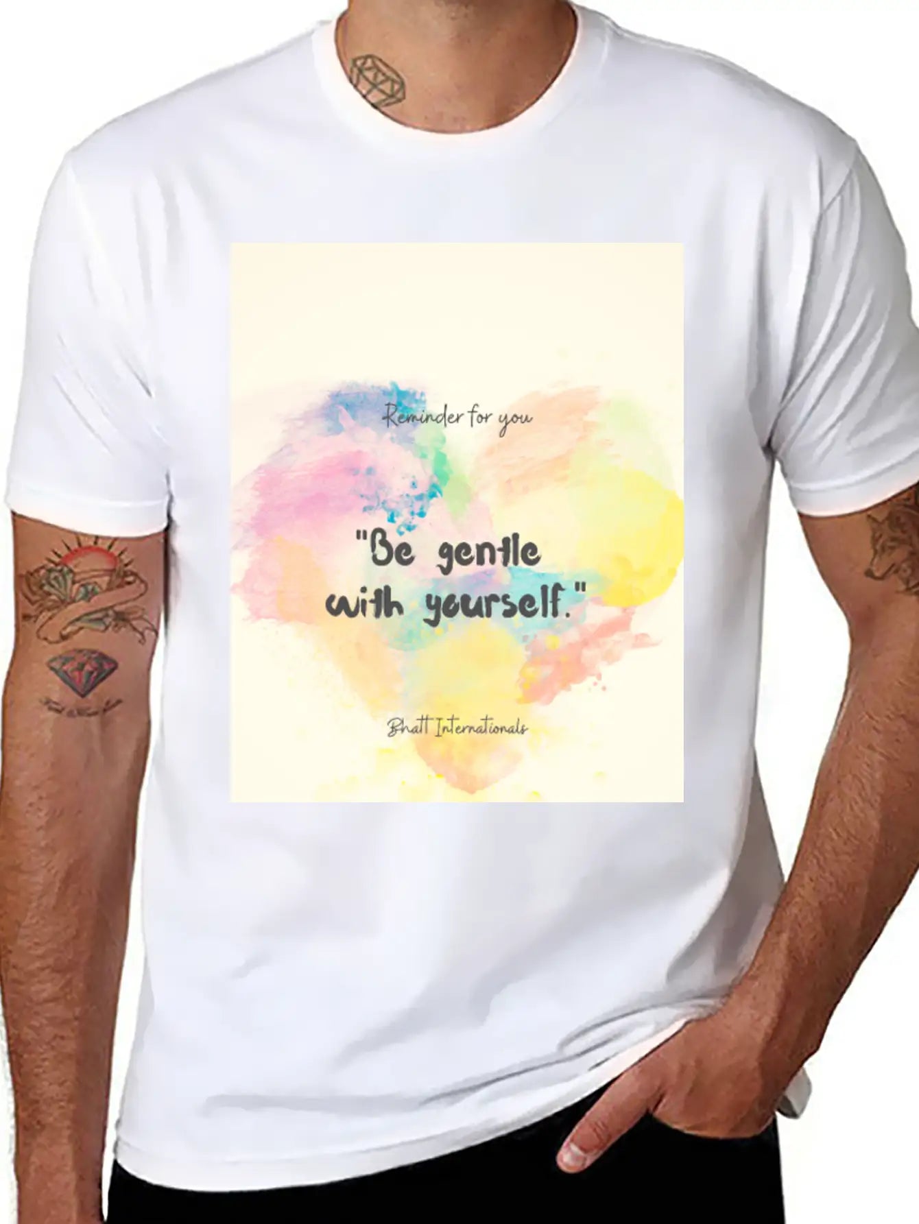 Love Your Self Design Unisex Casual T-Shirt – Clean Design For Daily Comfort