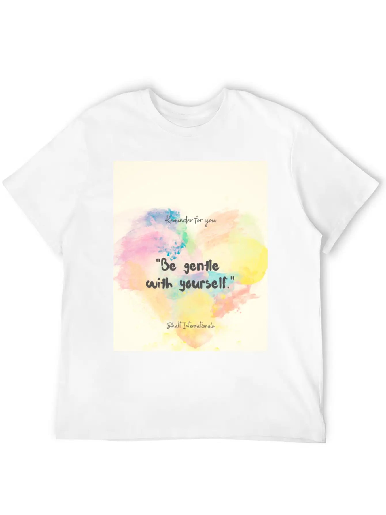 Love Your Self Design Unisex Casual T-Shirt – Clean Design For Daily Comfort