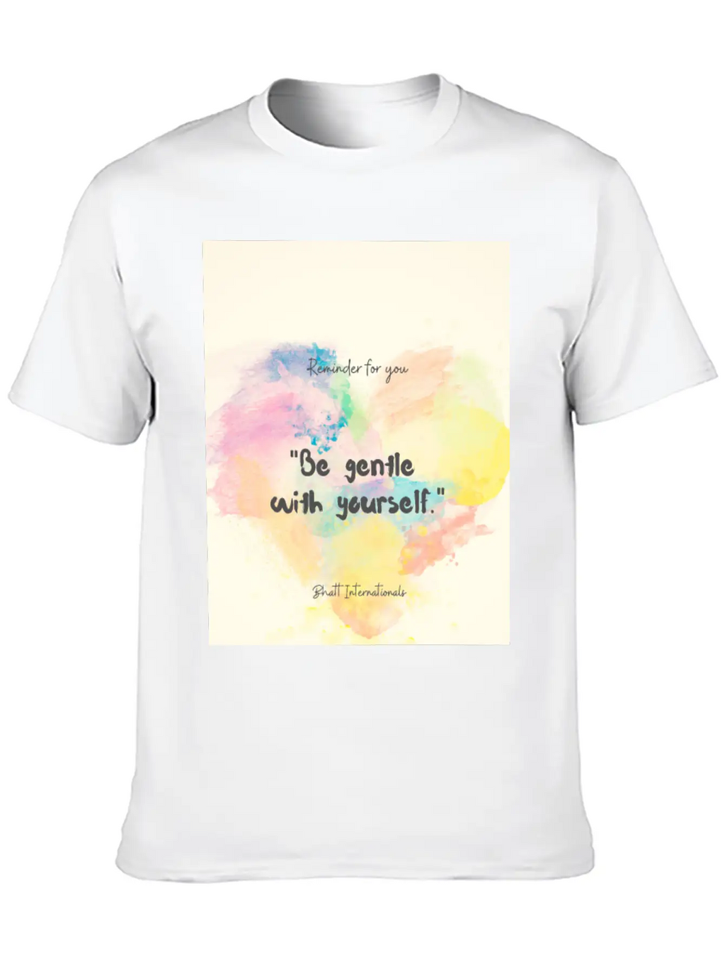 Love Your Self Design Unisex Casual T-Shirt – Clean Design For Daily Comfort