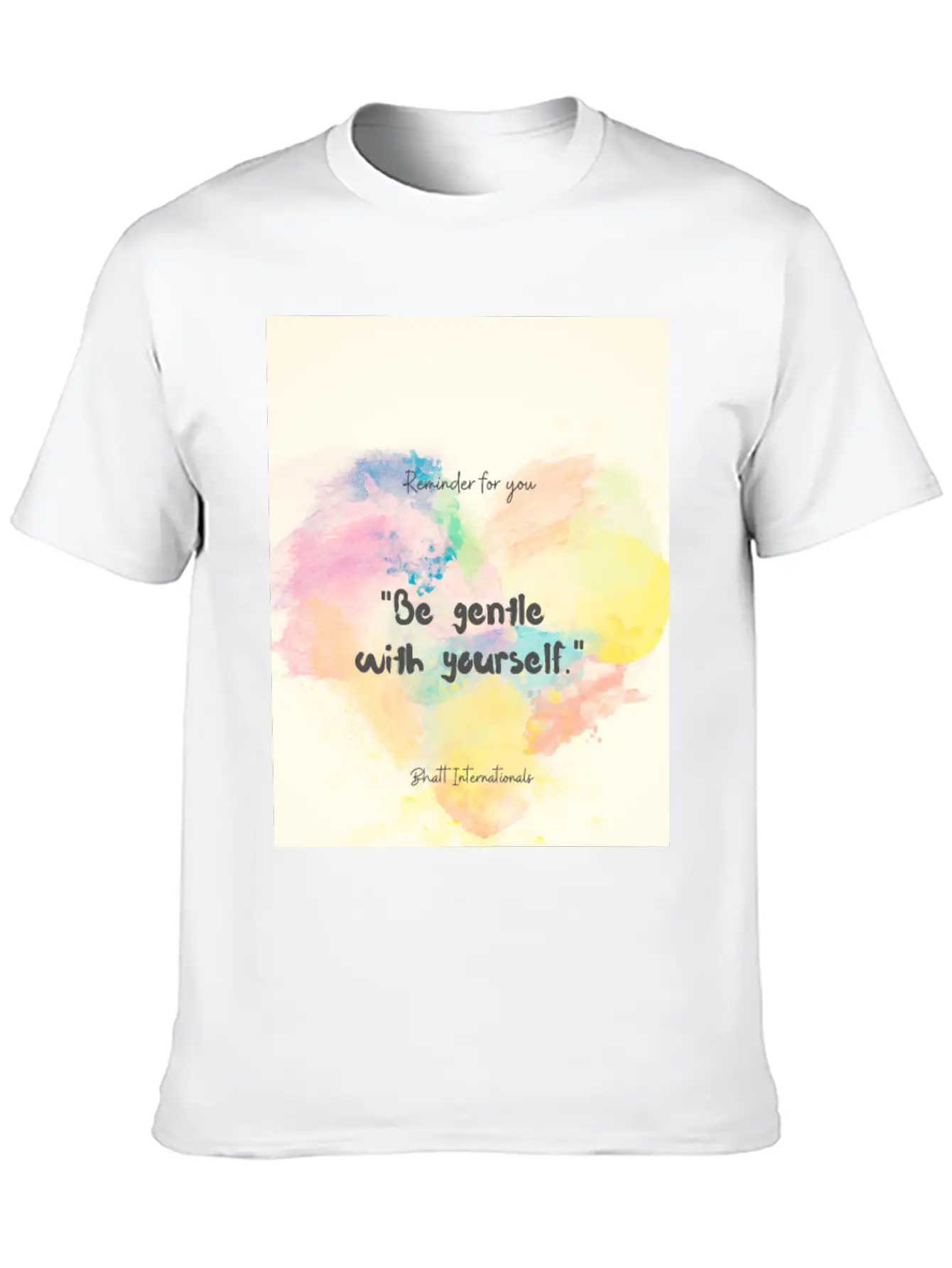 Love Your Self Design Unisex Casual T-Shirt – Clean Design For Daily Comfort