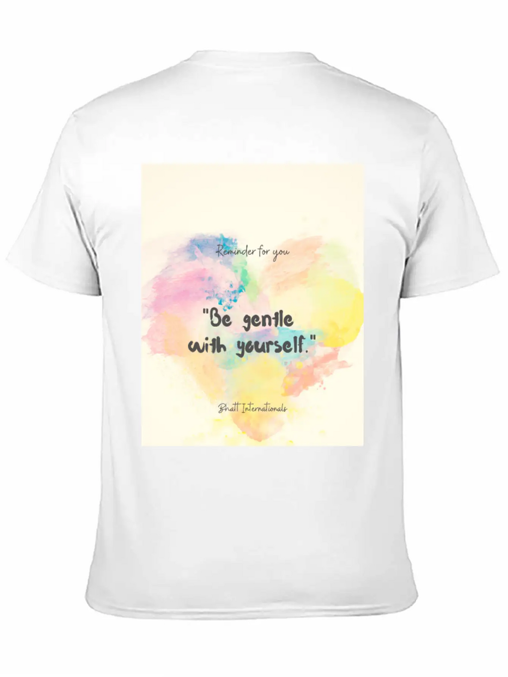 Love Your Self Design Unisex Casual T-Shirt – Clean Design For Daily Comfort